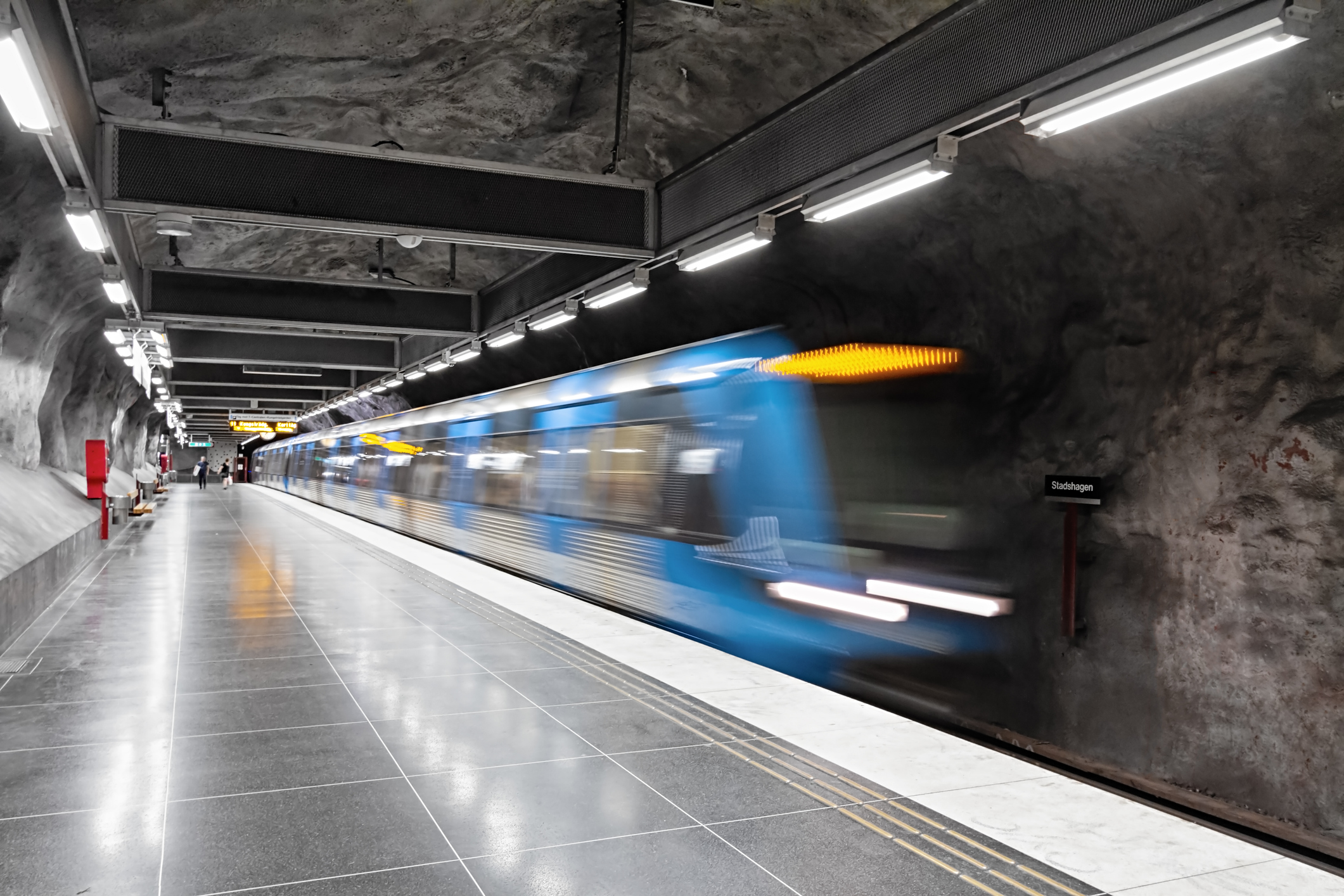 High-speed rail system representing continuity and recovery