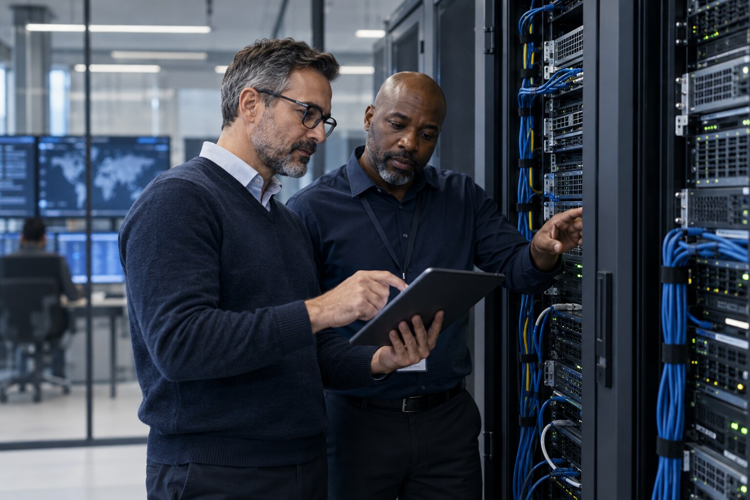 Modern workplace technology supporting service delivery