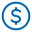 Icon - Circle Dollar Coin