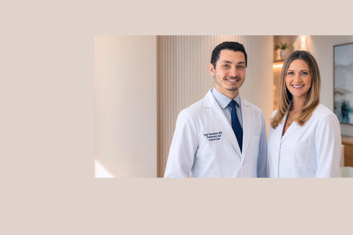 Dr. Haik Yanashyan and Dr. Katherine Mower, founders of Unify Care