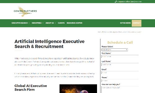 Cowen Partners website