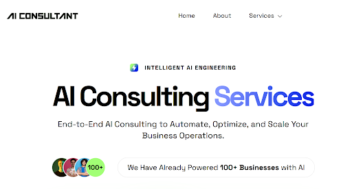 AI Consultant website
