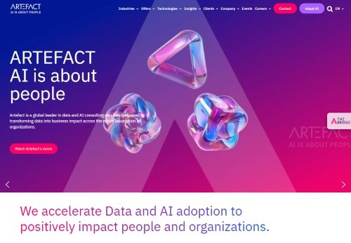 Artefact website