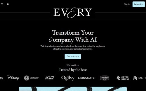 Every Consulting website