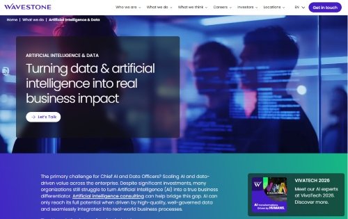Wavestone website