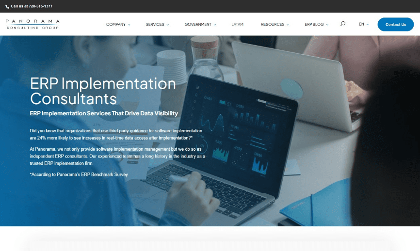 Panorama website