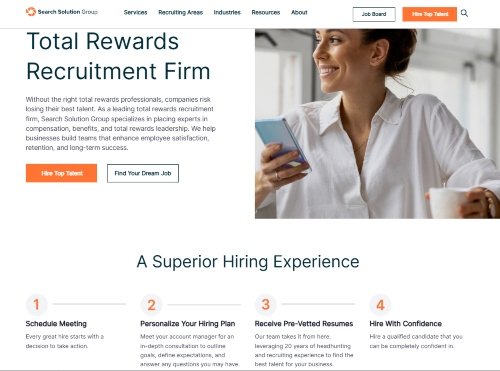 Search Solution Group website