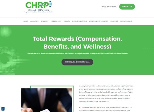 Consult HR Partners website