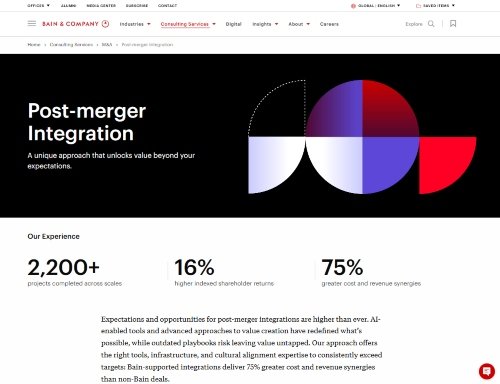 Bain & Company website