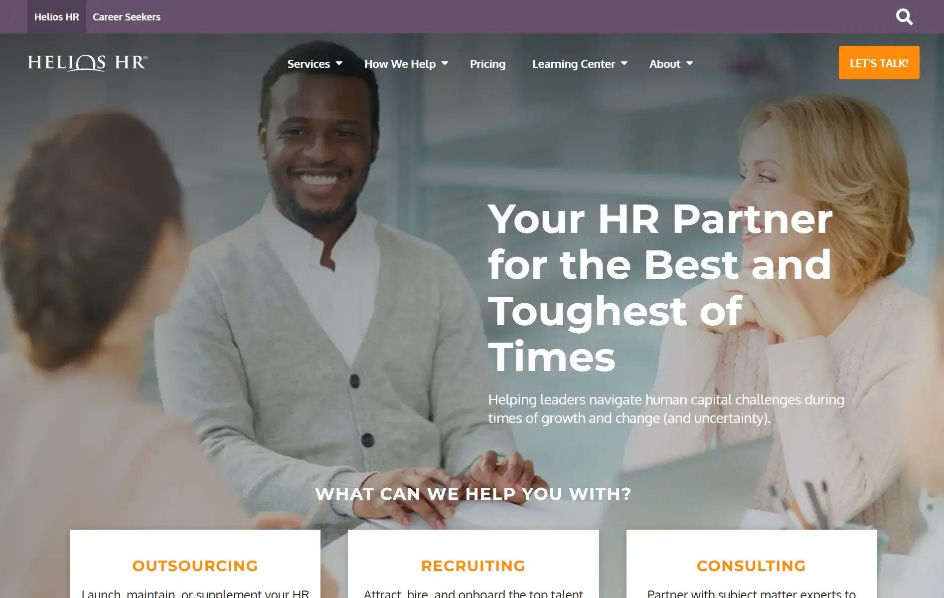 Helios HR website