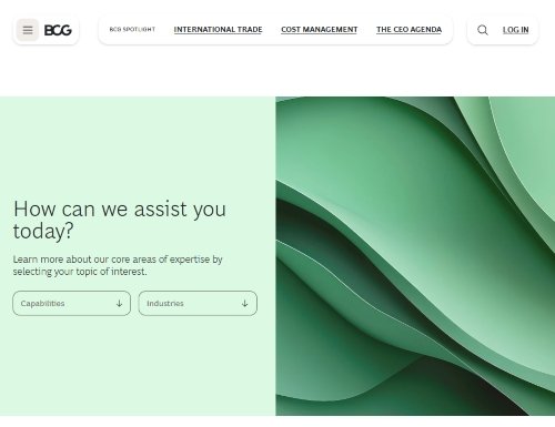 Boston Consulting Group website