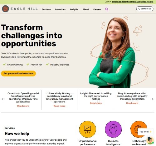 Eagle Hill Consulting website