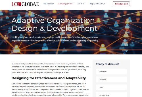 LC Global website