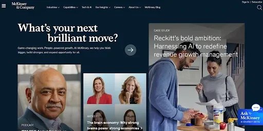 McKinsey & Company website