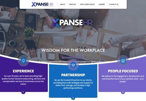 XpanseHR website