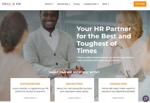 Helios HR website
