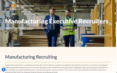 Goodwin Recruiting website