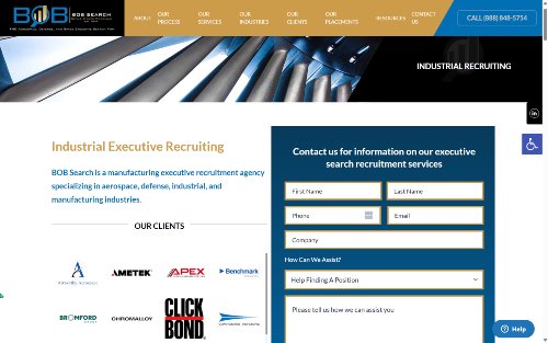 BOB Search website