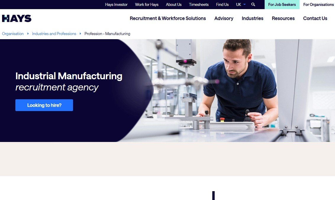 Hays website