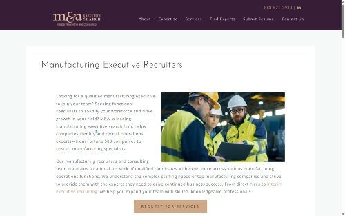 M&A Executive Search website