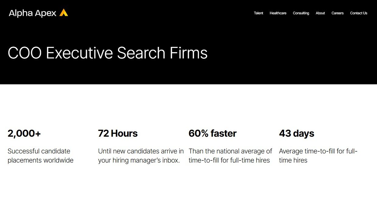 Alpha Apex Group website