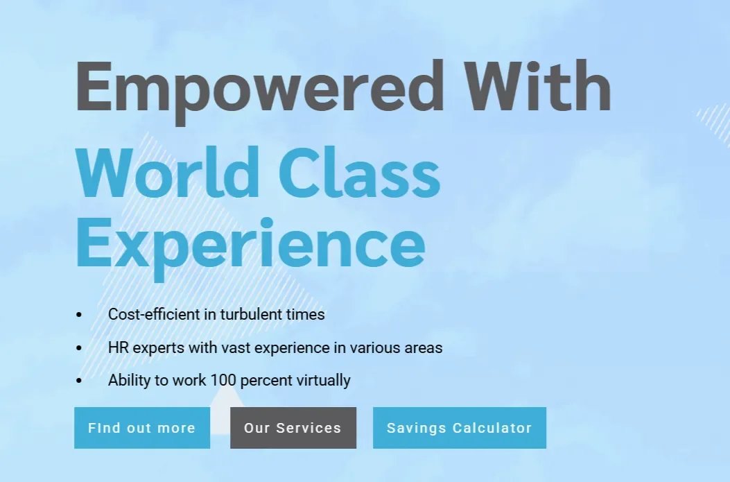 Thrive HR Consulting website