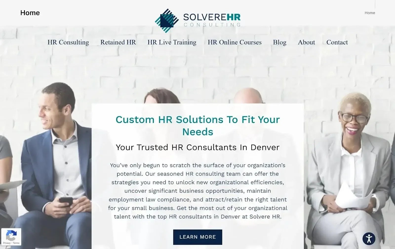 Solvere HR website
