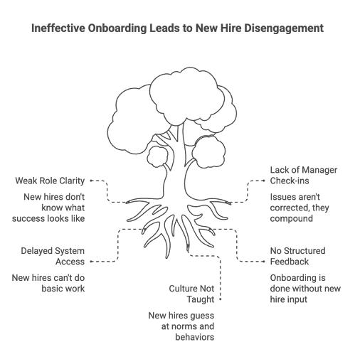 Ineffective Onboarding Leads to New Hire Disengagement