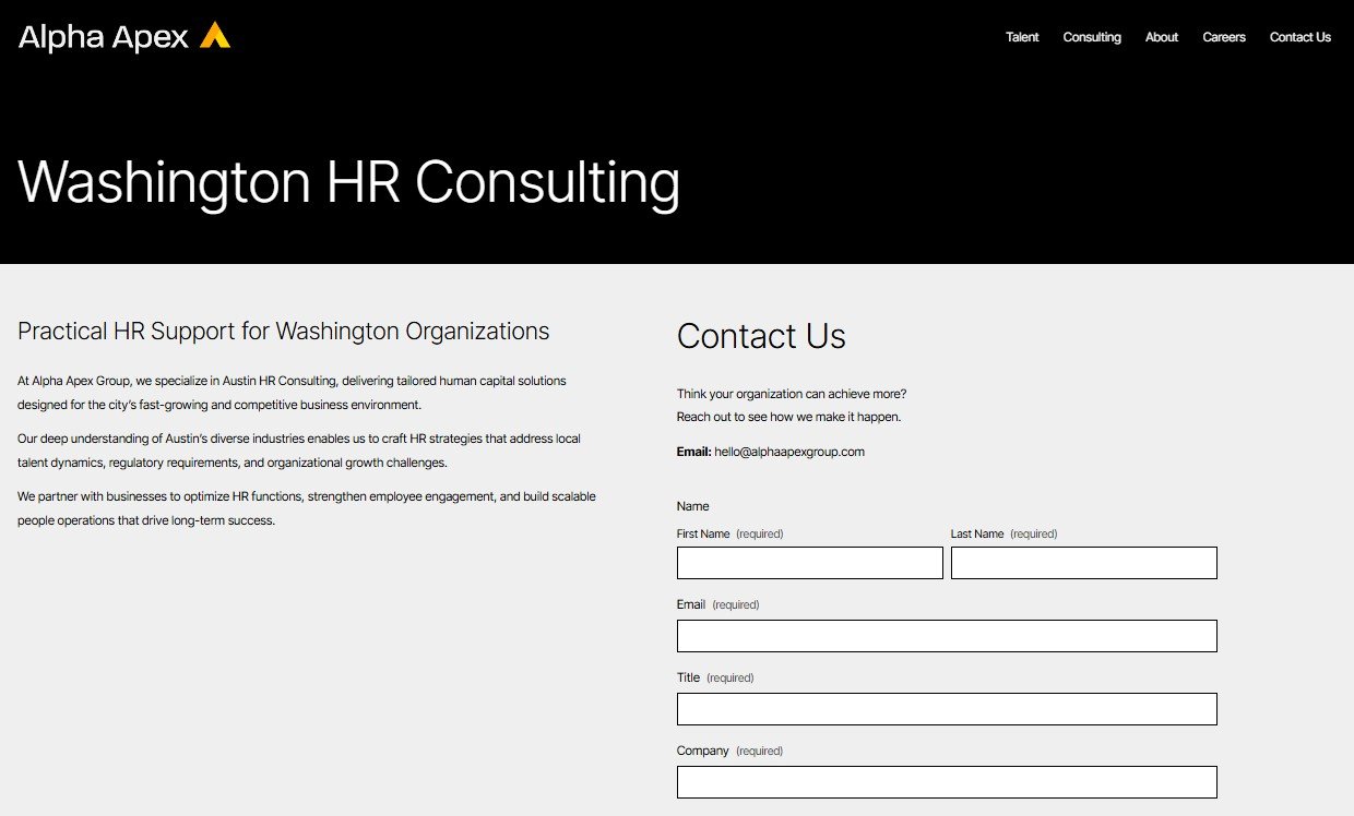 Washington HR Consulting
