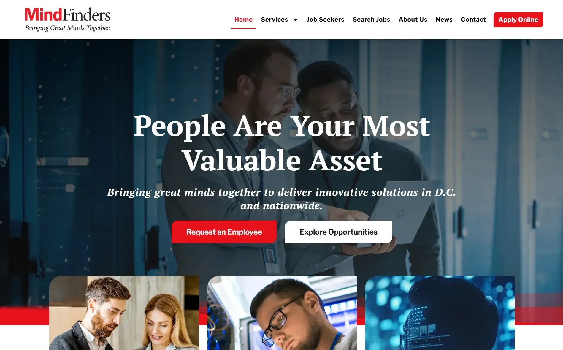 MindFinders website