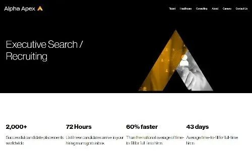Alpha Apex Group executive search and recruiting page