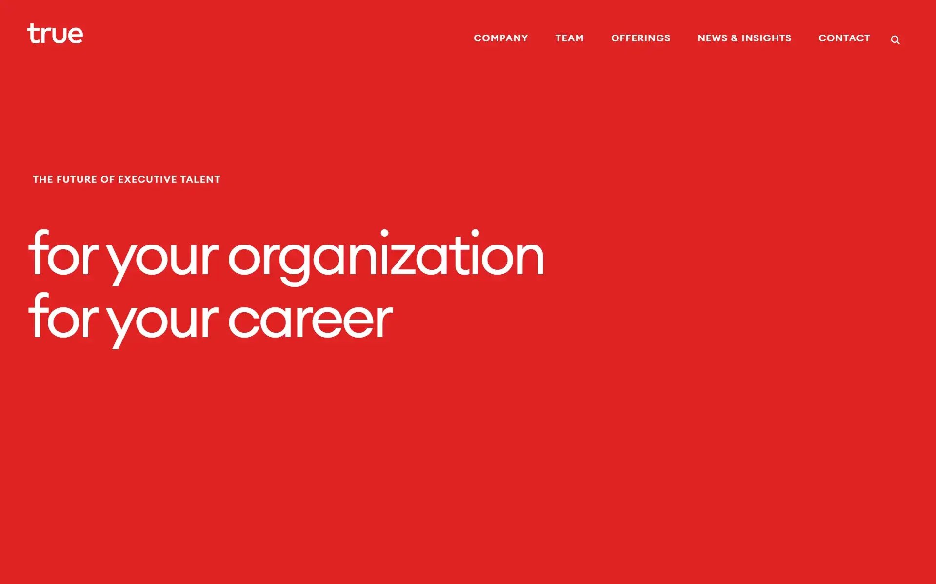 True Search website