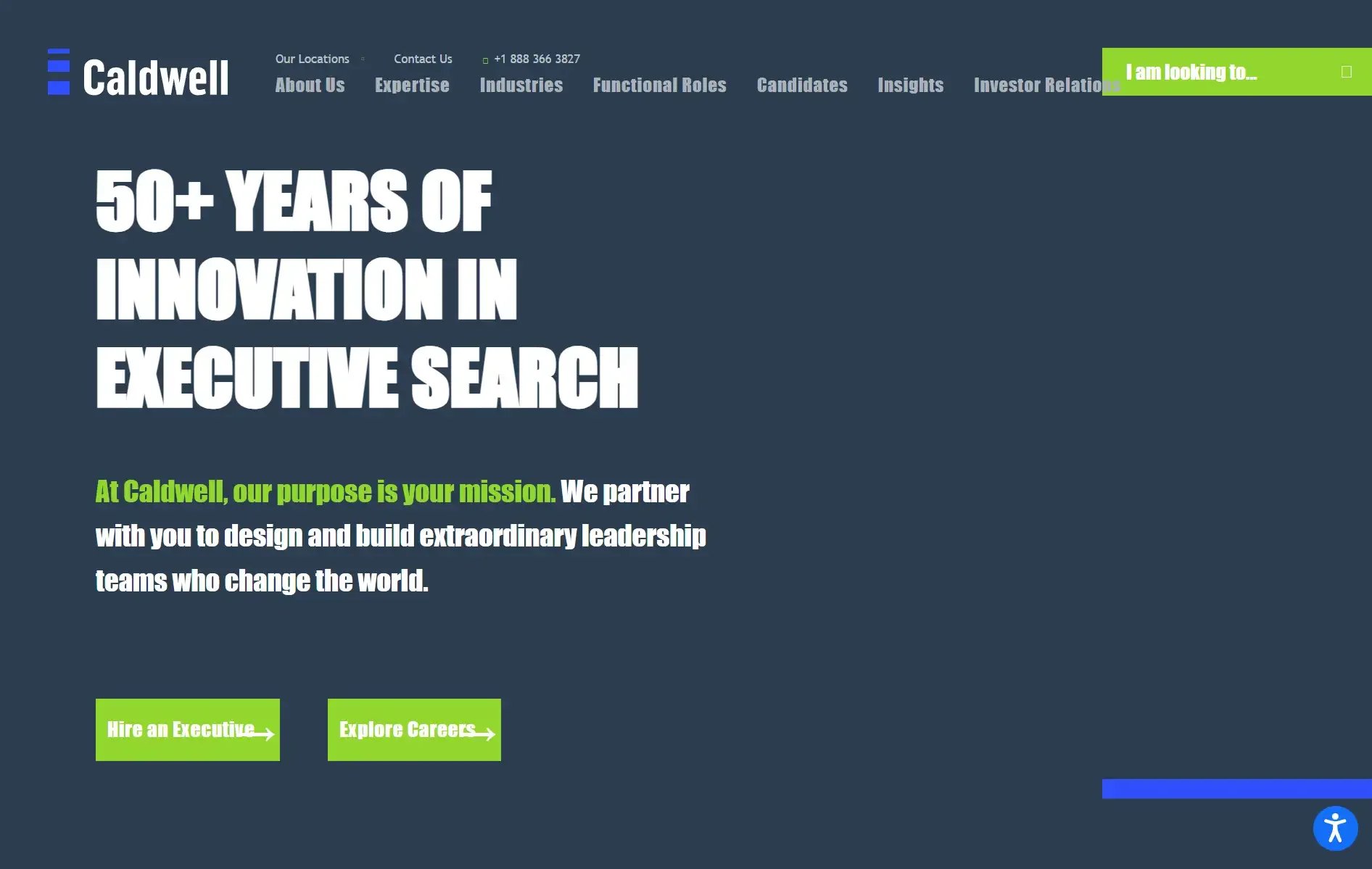 Caldwell Partners website