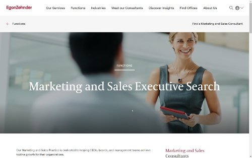 Egon Zehnder website