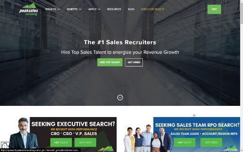 Peak Sales Recruiting website