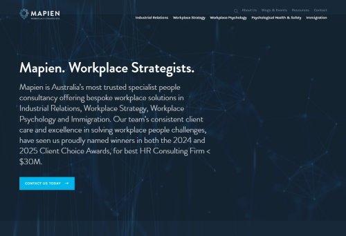 Mapien website