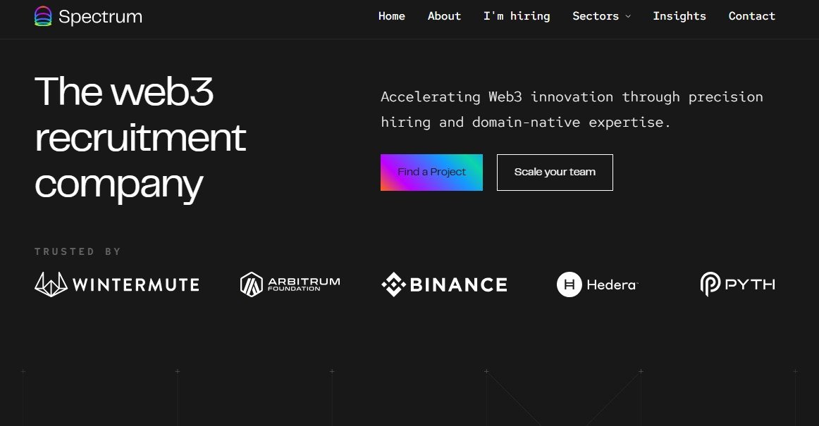 Spectrum Search website