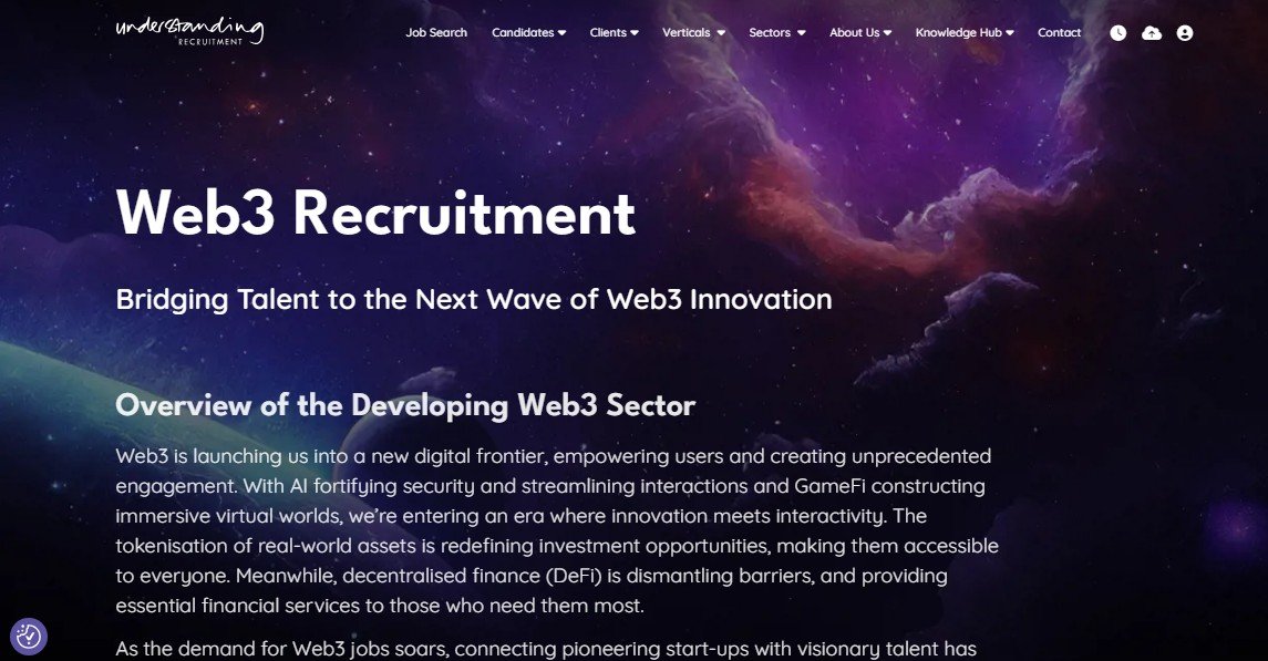Understanding Recruitment website