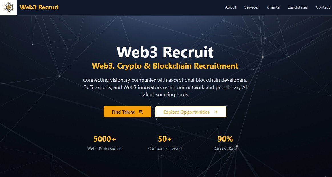 Web3 Recruit website