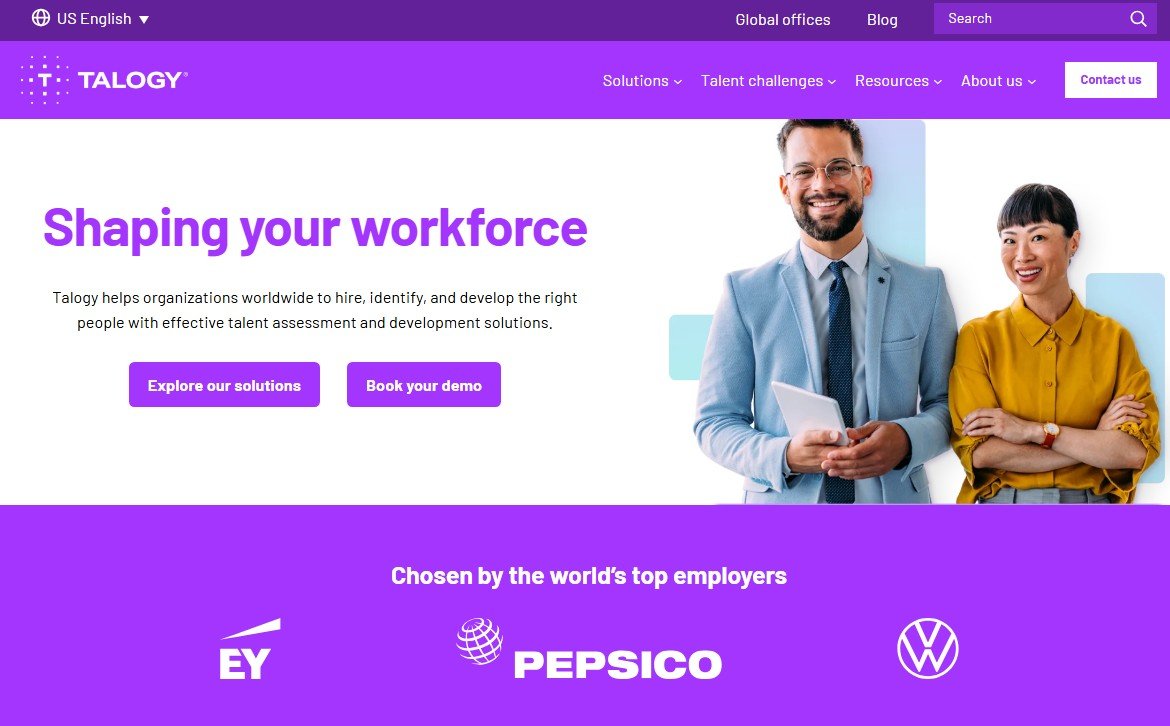 Talogy website