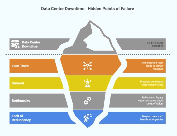 Data center downtime and its hidden points of failure