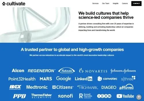 Cultivate Consulting Group website