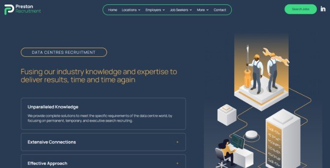 Preston Recruitment website