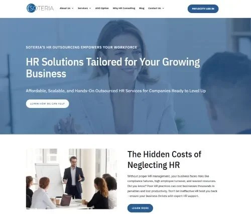 Soteria HR website