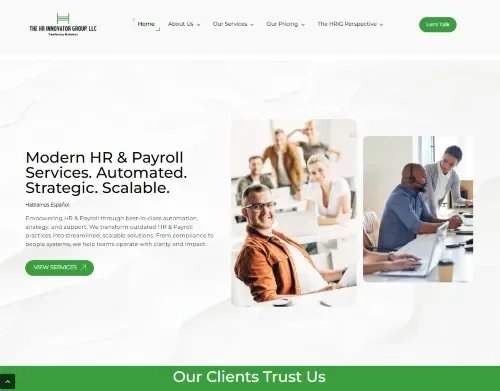The HR Innovator Group website