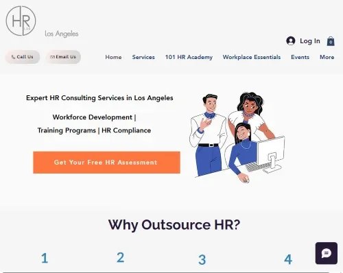 HR Lab Los Angeles website
