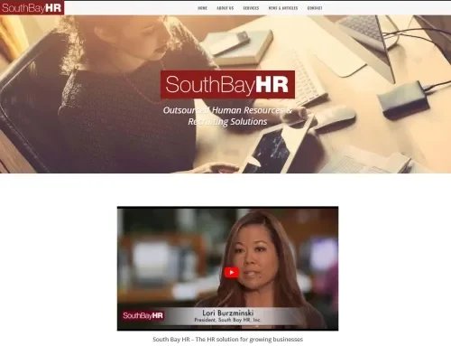 South Bay HR Solutions website