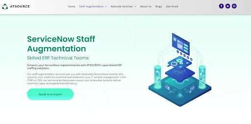 Atsource Pro website