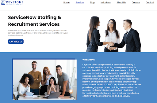 Keystone website