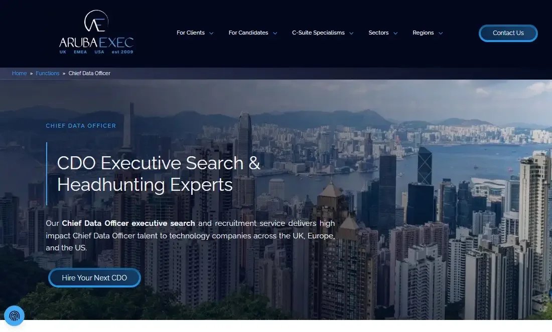 Aruba Exec website